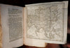 Geography geographical pocket atlas 1751 unique binding 17 Vaugondy world maps