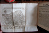Florence Italy Firenze Italia 1793 city guide folding city plan map wonderful