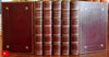 Charles Kingsley Novels 1881 Leather set 5 books Yeast Two Years Alton Locke