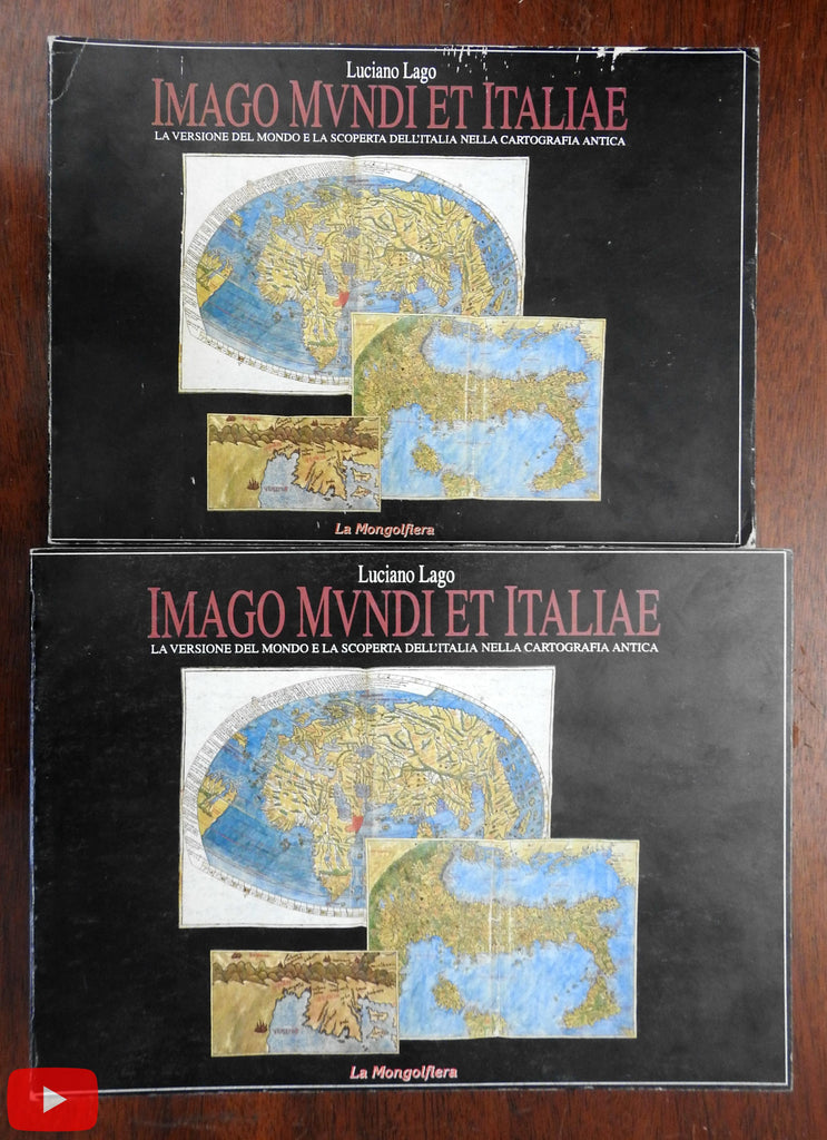 Italy Italia Imago Mundi 1994 scholarly reference set 2 vols illustrated cartography