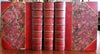 Life of Gladstone British Prime Minister 1903 Morley 3 vol. set fine leather books