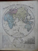 Mitchell World Atlas 1865 rare complete w/ 56 hand colored maps