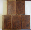 Nature Studies 1804 Etudes de la Nature by Saint-Pierre 5 vol. gorgeous leather set