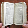 Rare pocket gazeteer almanac geographical atlas w/ maps 1783 Paris North America