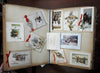 Seasonal Greeting Cards c.1910 Scrap Album c. 240 decorative colorful cards scraps