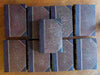 Motley fine leather set x 9 old books Dutch Republic Netherlands History