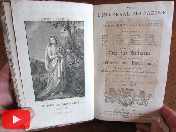 George Washington 1796 Farewell Address London Universal rare old book