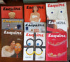 Esquire magazine lot x 9 ads Petty pin-ups color male culture excellent