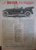 Automobile Advertising 1911-20 early Car ads old prints lot x 10 color