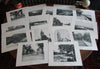 Holyoke Massachusetts 1899 Hampden County lot x 15 beautiful old prints