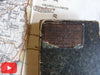 John Cary 1821 Cheshire Co. England UK linen-backed folding pocket map