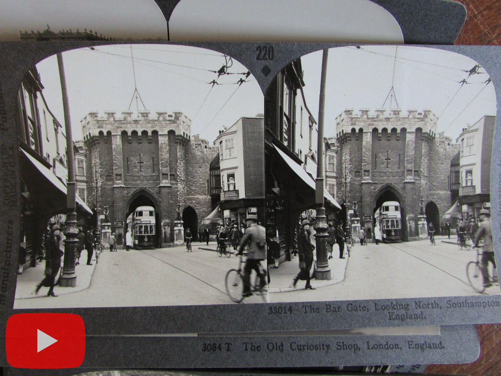 England British Isles box 100 stereocards Keystone Scotland Ireland interesting