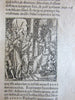 Bible scenes wood block prints 1549 lot x 7 old images Christ Religion