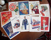 Chesterfield advertisements lot x 10 old cigarette ads 1937 & 1938