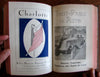 Paris 1923 guide book huge color maps fashion ads Deco era massive directory