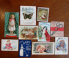 Advertising booklets c. 1880-1910 era colorful Indian children thread lot x 10