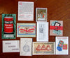 Advertising booklets c. 1880-1910 era colorful Indian children thread lot x 10