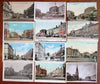 Portsmouth New Hampshire c.1910-1930 Lot x 12 nice old postcards Market Sq.