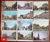 Portsmouth New Hampshire c.1910-1930 Lot x 12 nice old postcards Market Sq.