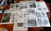 African Americans in Popular Press 1866-1890 Lot x 10 printed covers comic