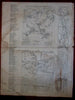 NY Tribune Civil War rare newspaper maps Aug. 1861 Battle Bull Run Casualty list
