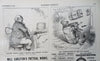Bicycle & Sailing Races 1885 Harper's newspaper nautical Puritan Mikado Nast art