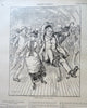 Manhattan Beach Fireworks steeplechase 1885 Harper's Gilded Age newspaper issue