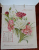 Mizpah Calendar 1898 Lover's Gift Souvenir Chromolithographed floral prints