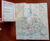 Sweden Norway Finland Russian Travel Guide 1915 WWI era illustrated book 6 maps