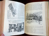Century Illustrated 1885 leather book Monthly Magazine May - Oct