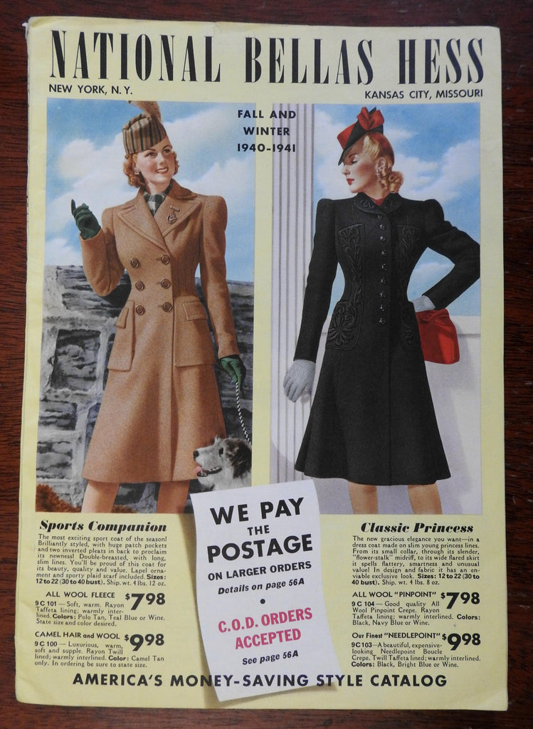 National Bellas Hess Fall & Winter Catalog 194041 Family Fashion clot