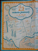 Howard Johnson's Southern U.S. Texas Florida c. 1960's cartoon pictorial map