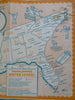 Howard Johnson's Southern U.S. Texas Florida c. 1960's cartoon pictorial map