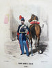 French Military Uniforms Cadets Camp Followers Cavalry c. 1850 Lot x 10 prints