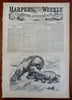 Winslow Homer Clam Bake Harper's Reconstruction newspaper 1873 full issue China