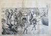 Winslow Homer Clam Bake Harper's Reconstruction newspaper 1873 full issue China