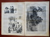 Winslow Homer Clam Bake Harper's Reconstruction newspaper 1873 full issue China