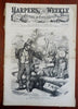 Winslow Homer Dad's Coming 1873 Harper's NYC harbor view Iron making Nast cover