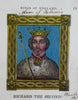 War of the Roses Kings York Lancaster Tudor Richard II 1830 Lot x 5 color prints