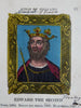 Later Plantagenet Kings of England 1830 Henry III Edward I - III Lot x 4 prints