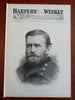Cavalry Drill Trout Fishing Harper's Grant cover newspaper 1885 complete issue