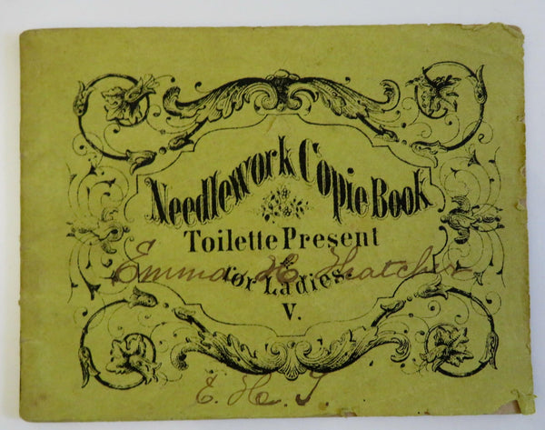 Needlework Copy Pattern Book Ladies' Present c. 1860's illustrated booklet
