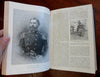 Century Illustrated Monthly 1886 Nov- 1887 April fine leather book Civil War etc