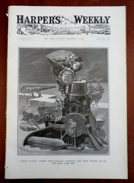 Santa Claus Mormons Brigham Young Harper's newspaper 1899 War South Africa issue