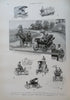 Crew racing Early Automobiles Dewey in Manila Harper's 1899 issue Philippines