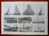 Crew racing Early Automobiles Dewey in Manila Harper's 1899 issue Philippines