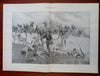 Golf Bayonet Charge Remington Dewey Harper's Hong-Kong 1899 Hawaii Cuba issue