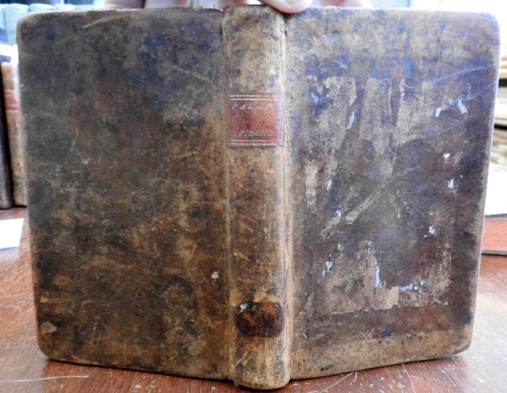 View of Evidence of Christianity 1795 Boston William Paley rare old leather book