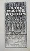 Maine Woods Sportsman's Guide Hunting Fishing Camping 1901 guidebook w/ lg. map