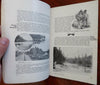 Maine Woods Sportsman's Guide Hunting Fishing Camping 1901 guidebook w/ lg. map